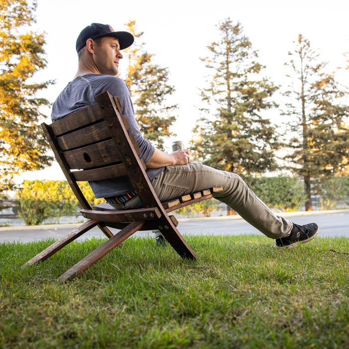 DIY Barrel Stave Chair