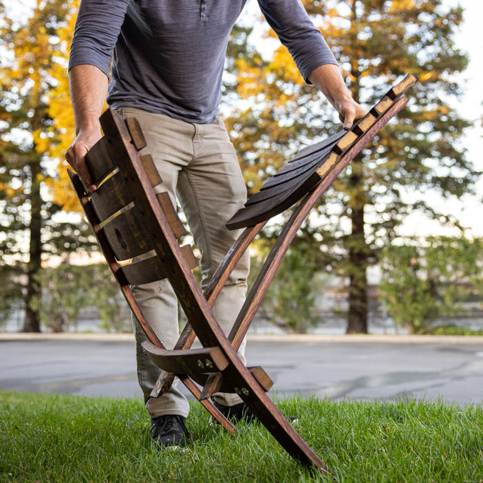 DIY Barrel Stave Chair