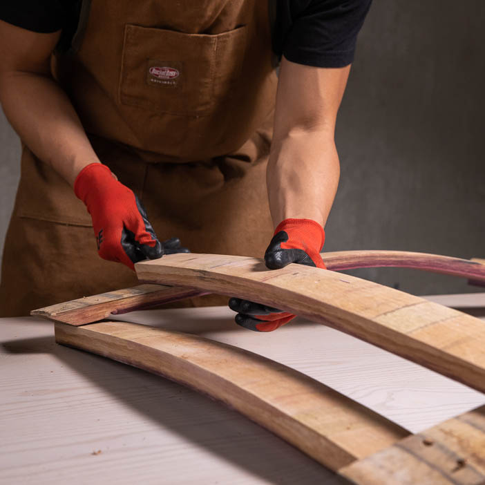 DIY Barrel Stave Chair