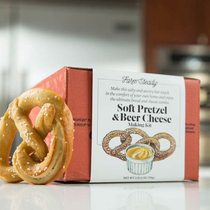 Soft Pretzel and Beer Cheese Making Kit awesome gift for men
