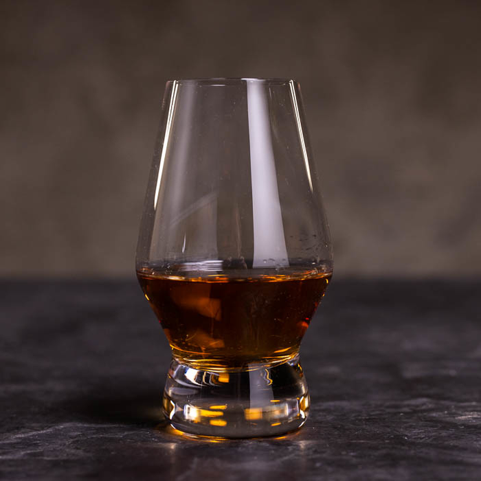 "Tulip" glass with whiskey for a great men's whiskey gift.